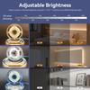 Clearhill Motion Sensor COB LED 5V USB Strip Light, 5M, Warm White 3000K, Daytime and Night Modes, 4 Timer Off Modes, 320 LEDsM, 8mm Wide, for DIY