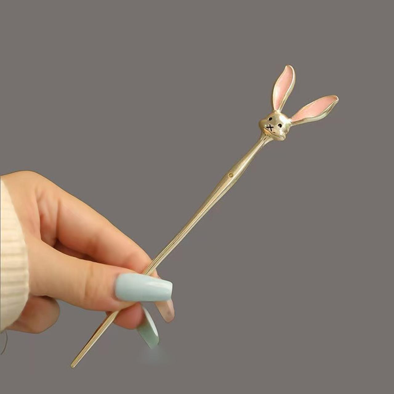 

1pc/4pcs Adorable Rabbit & Cat Hairpin Cute Sweet Fixed Hair Accessory Simple Fashionable Versatile Hair Clip
