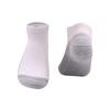 5Pair Breathable Work Socks with Anti-Friction Heel Design Towel Bottom Mesh Running Sock Double Solid Color
