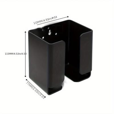 Wall Mount Bracket for EV Charger Holder Steel Material Fits Various Electric Vehicle Chargers Indoor Outdoor Use