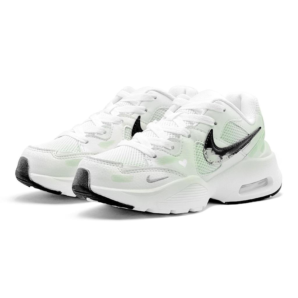 Nike Air Max Fusion Abrasion Resistant Low top Running Shoes Women's Green White CJ1671-100(TeamS2-S-BOX)