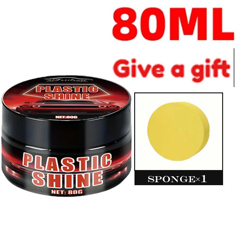 

Plastic Care Refurbish Wax 30ml Instant Black Bright for Car Plastic Parts Coating Repair Tool Easy Apply Solution