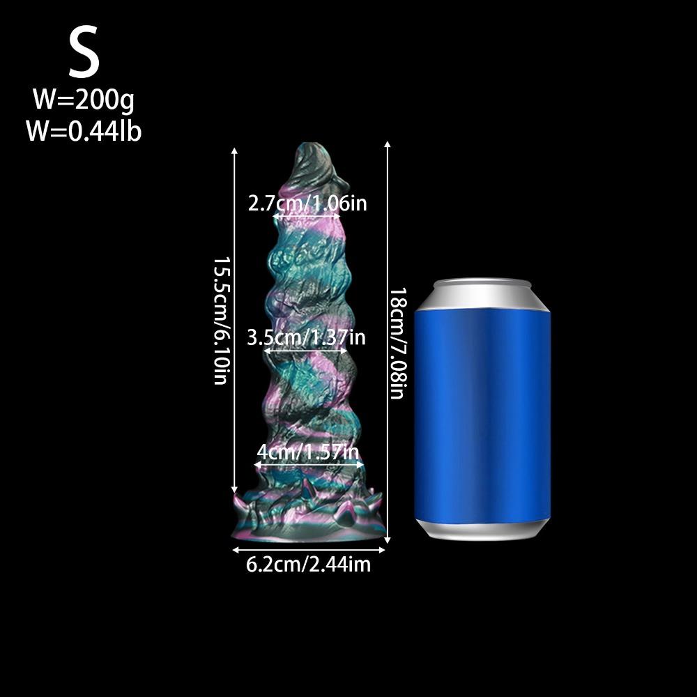 Extra Large Thick Muscle Texture Pagoda Anal Plug - SM Adult Toy for Men & Women, Backdoor Stimulation Dildo