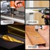 For Stainless Steel Iron Metal Sheet Hole Cutter HSS-Co M35 Cobalt Step Drill Bit 4-12mm Hex Shank Spiral Flute Pagoda Drill Bit