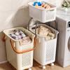 Dirty Laundry Basket, Bathroom, Dirty Clothes Narrow Slot Storage Basket, Household Laundry Basket, Dirty Laundry Basket, Bathroom To Put Clothes.