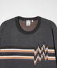 NOISE LINE KNIT BLACK X-girl V-NECK TOP, Women's,