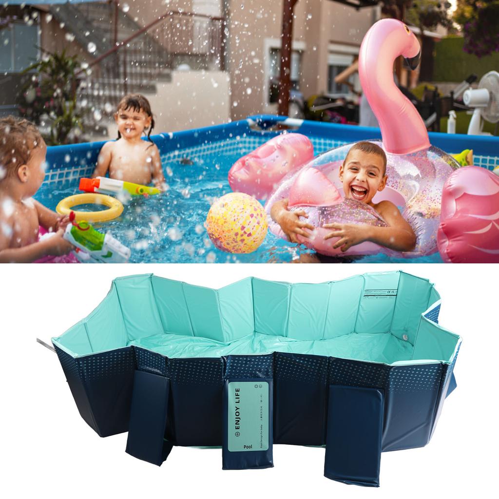 Foldable Swimming Pool Folding Oversize Bath Pool Inflation   for Home Outdoor