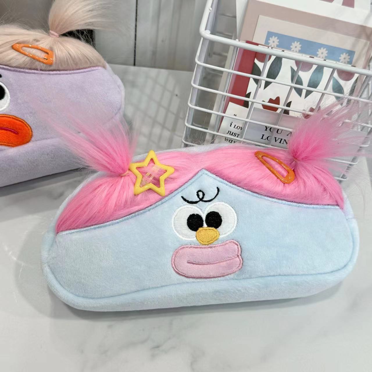 

Новый кавайный большой емкости многослойный пенал мультфильм большой рот ручки кейс для хранения школьные канцелярские принадлежности