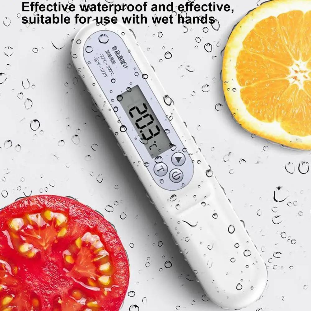 High Accuracy Digital  Food Thermometer Foldable Barbecue Thermometer  Baking