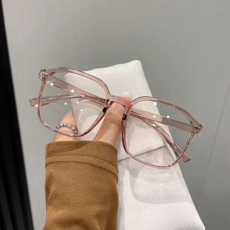 New Large Frame Unisex Anti Blue Light Eyeglass Frame Reading Glasses Men Women Fresh and Simple Style