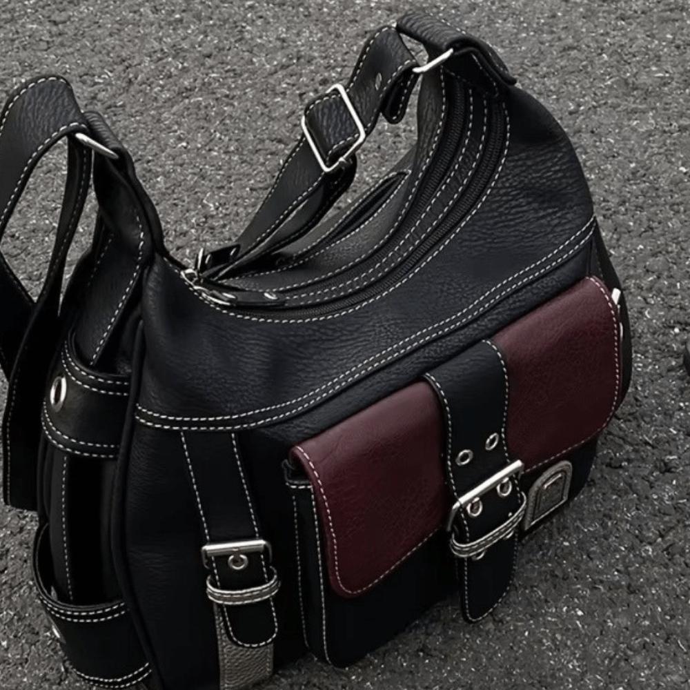 Exquisite Shoulder Bag Large Capacity Messenger Bag Punk Large Handbag  Dating