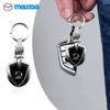 Breloc Metalic pentru Chei Mașină din Piele Inele Metalice Pentru Mazda 2 3 6 5 Atenza CX3 CX5 MX5 CX7 Axela CX30 CX90 CX60 CX50 Accesorii Auto