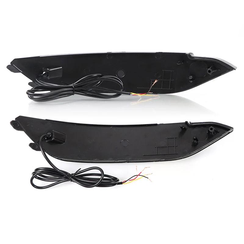 2Pcs/Pair LED Brake Lights Rear Bumper Reflector Lamp Fit For Hyundai Tucson 2015-2018 Car Accessories Fog Light Led Signal Lamp