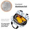 Toile De Jouy French Motif Insulated Lunch Bag for Kids School Cooler Thermal Food Box Tote Leakproof Lunch Boxes Container