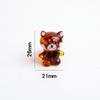 Creative Japanese-style Mini Glass Animals Ornaments Cute Forest Animal Owl Deer Tiger Glass Ornament Home Decor Accessories