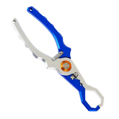 Ori Fishing Tackle Pliers, Blue/Red (ori-fp) (Blue)