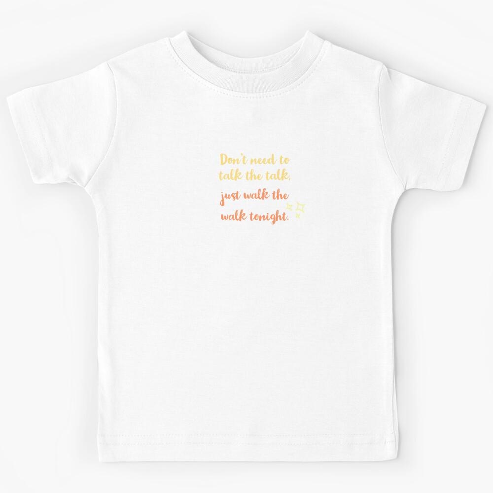 BTS & Ed Sheeran - Permission to Dance lyrics Kids T-Shirt 140