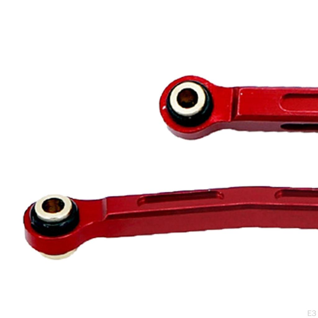 2 Pieces 1:24 Scale Steering Link Rods Replaces Linkage Pull Rod for Fcx24 RC Car DIY Parts