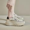 4.5 Cm Platform Shoes School Wedge Fashion Women Shoes Spring Summer Casual Chunky Sneakers Breathable Comfortable Shoes Q017