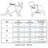 Katzen Geschirr und Leine Set Ausbruchsicheres Kätzchen Geschirr für Katze Kleiner Hund Atmungsaktiv Welpe Haustier Spazierleine Katzenhalsband Zubehör