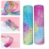 Flexible Ruler Set Soft Bendable Rulers Shatterproof for Students Designers School Office Home Use Various Measurements