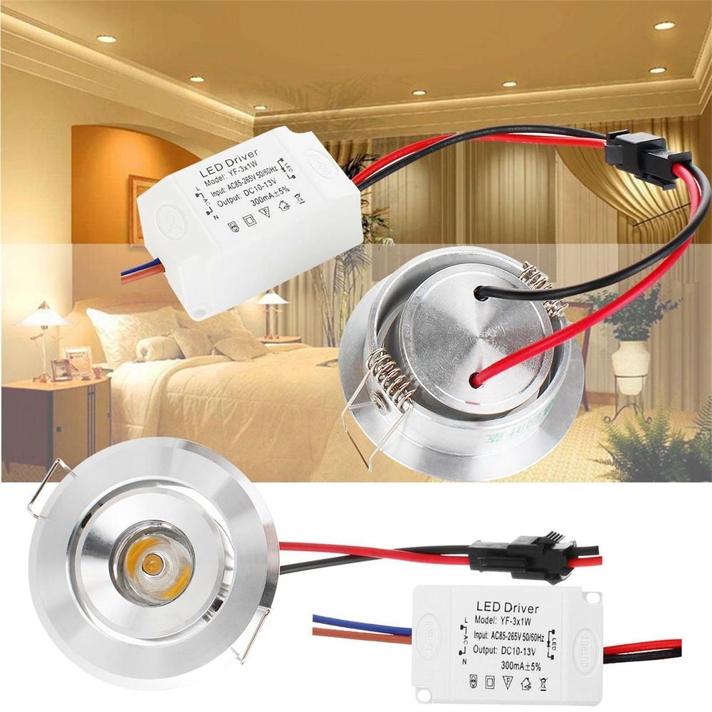 Mini 1w Led Downlight 52mm 2inch Ac85-265v Ac220v Recessed 6000k 4000k 3000k For-bedroom Living Room With/driver Decorative Bulb