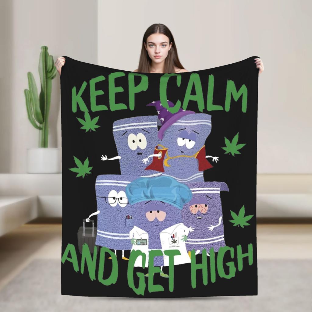 Souths Parks Mr. Hankey Christmas Blanket Flannel Textile Decor Breathable Super Soft Throw Blankets for Bedding Couch Quilt