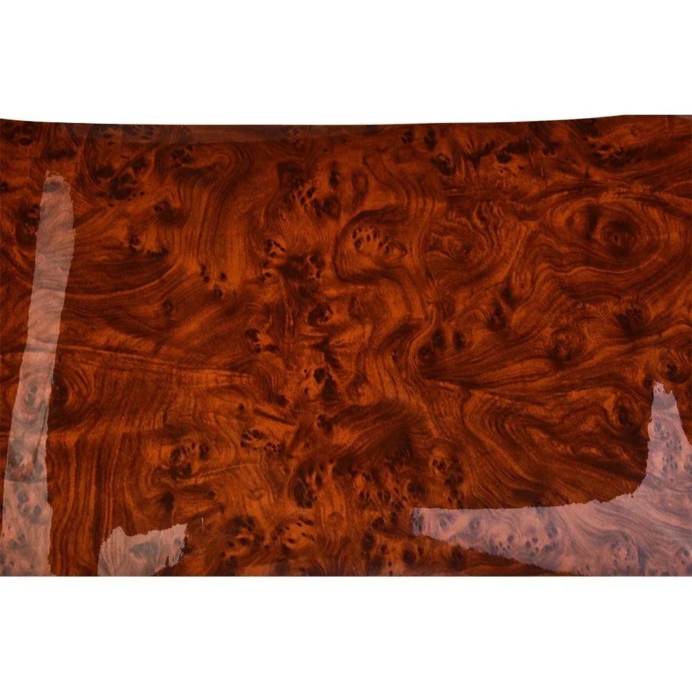 High Glossy Sticker Car Internal Adhesive DIY Film Wood Grain Vinyl Decal Car Interior Wood Grain Stickers Interior Decorative