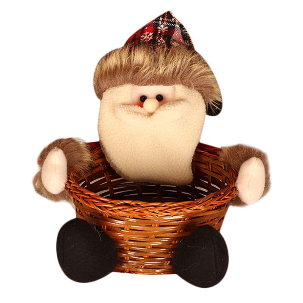 Christmas Candy Storage Basket Decoration  Storage Basket Gift 