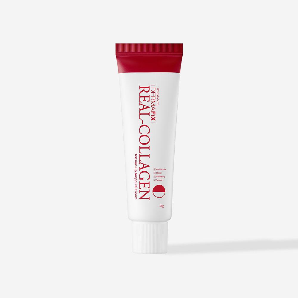 DERMAFIX Real Collagen Tension Up Ampoule Cream 50mL, Nano-sized Collagen, Moisturizing, Korean Cosmetics, Kbeauty, Sample