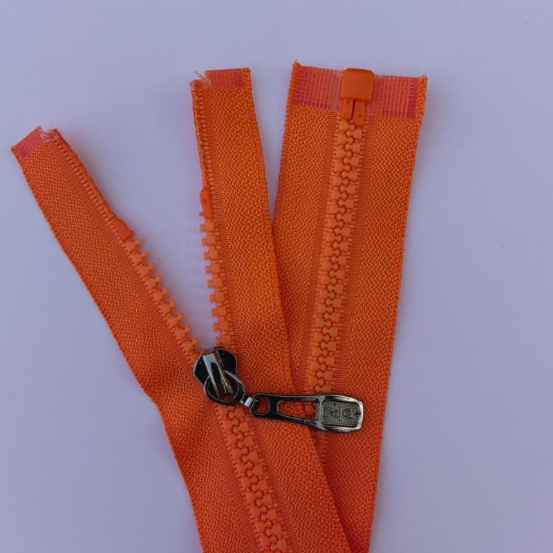 No. 5 Large Teeth Open Tail Resin Zipper - 70cm for Coats & Tops