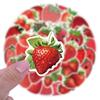 10/55Pcs Cartoon Cute Fruit Strawberry Series Waterproof Stickers Aesthetic Skateboarding Snowboard Guitar Retro Vinyl Sticker