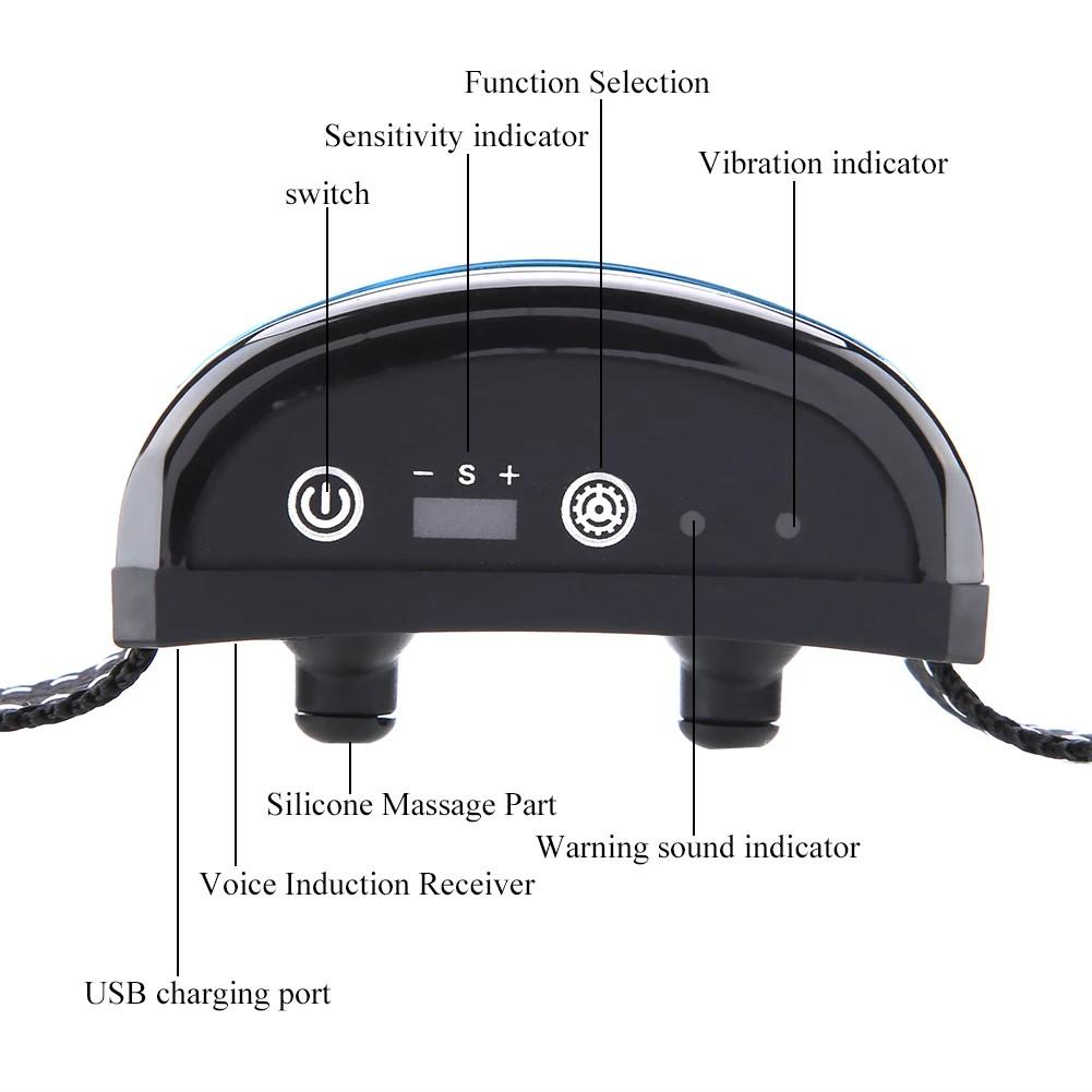 Waterproof Rechargeable Anti-barking Device for Pet Dogs; USB Ultrasonic Dog Training Collar; Anti-barking Vibration Dog Collar