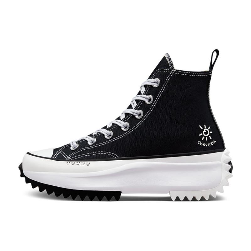 Converse Run Star Hike Platform High Top Espadrilles Unisex Black