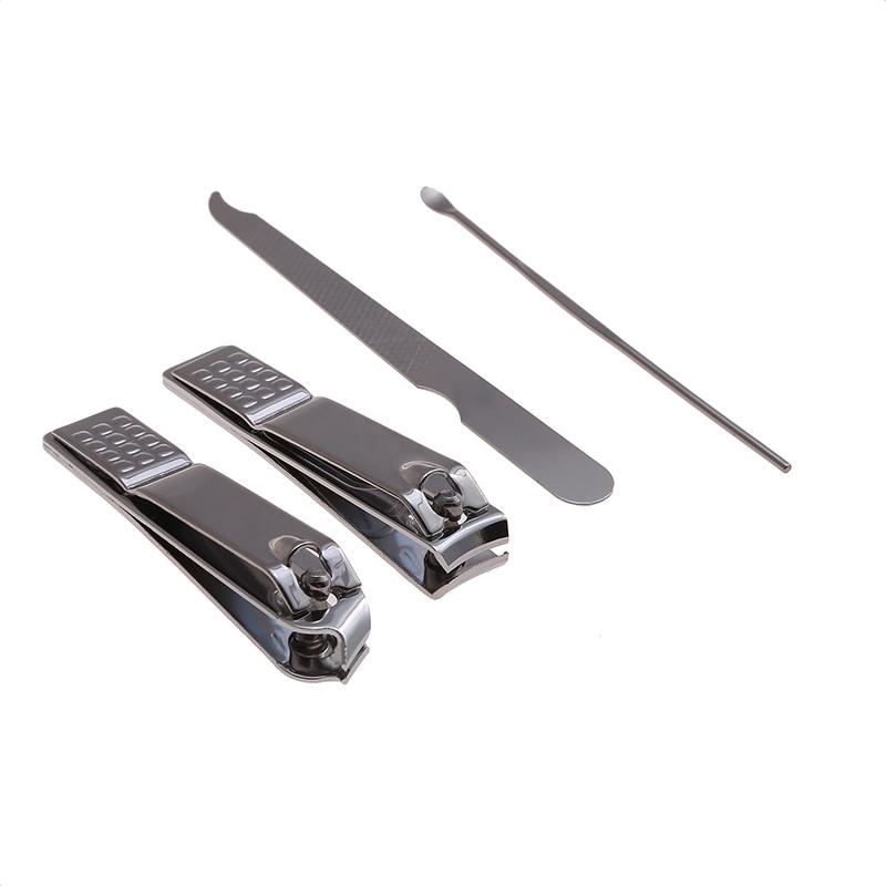 Set Manicure Set Set Coltelli per Unghie Tagliaunghie Domestici Cucchiaini per Pulizia Orecchie Set per Solchi Unghie 4 pezzi