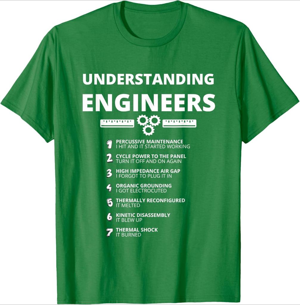 Awesome EngineeringUnderstanding Engineers Funny Sarcastic Engineering Design100 Cotton Oneck Printed Mens Tshirt
