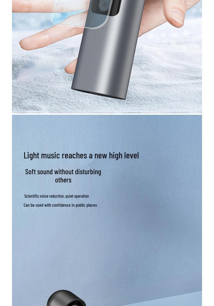 2026 Turbo Mini Handheld Fan: USB Rechargeable, Long-Lasting, Powerful, Portable.