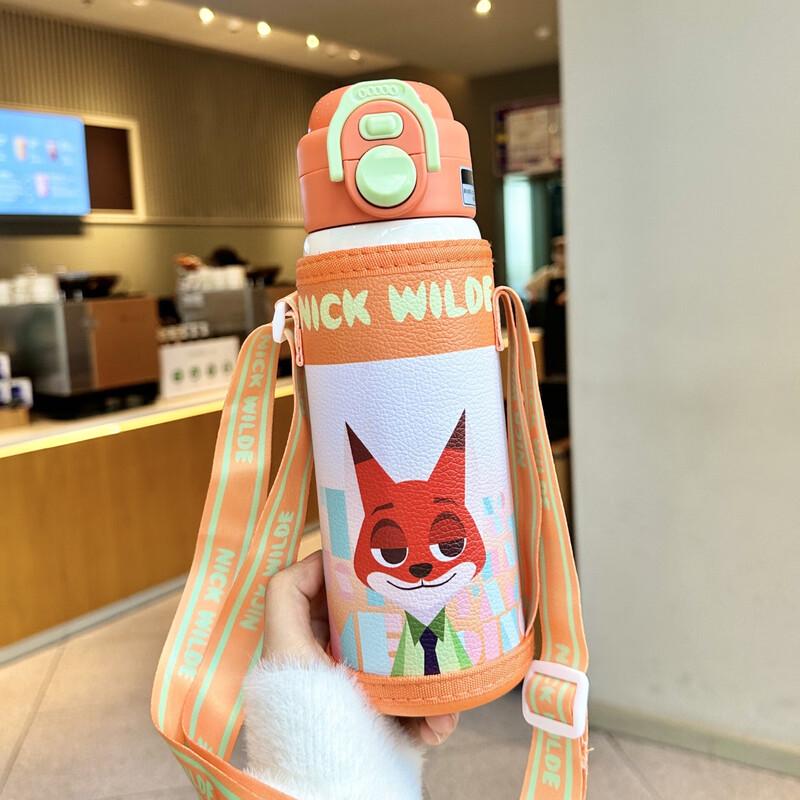 Zootopia Series Insulated Stainless Steel Straw Bottle