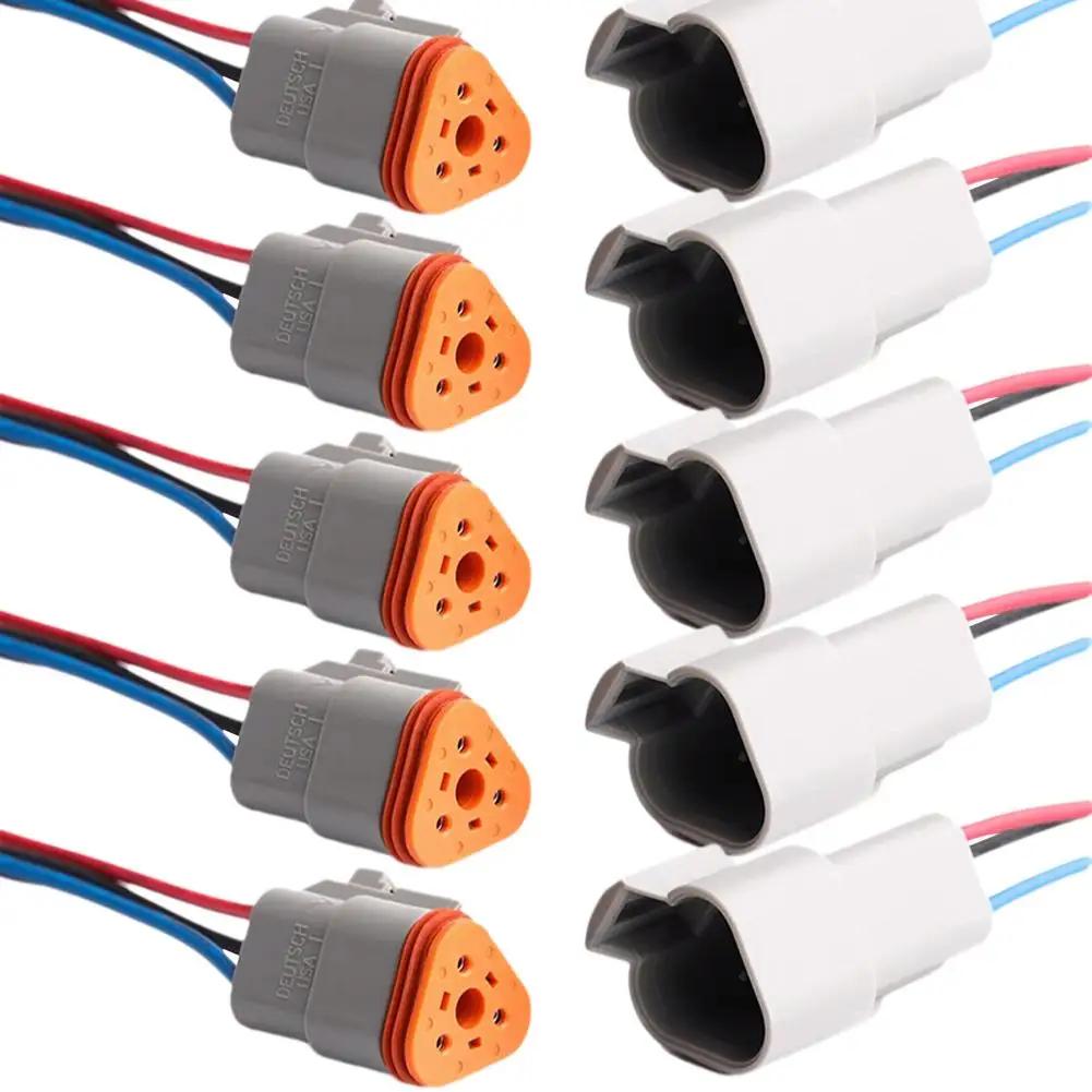 Automotive Waterproof Electrical Connector, Male & Female Wire Harness, Auto Electrical Connectors For Car, Truck, Motorcyc E1I8