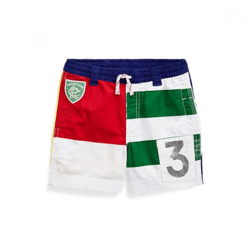 Polo Kids Colorblock Cotton Twill Shorts Cwposhot4g20073999 2T