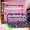 NEW 1/2PCS 31*16cm Bling Crystal License Plate Frame Women Rhinestone Car License Plate Frame Cover Holder Car Accessories