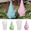 1pcs Santa Dwarf candle silicone mold 3D Faceless Santa Claus candle Plaster soap resin craft mold Christmas gift making tool