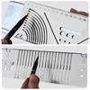 Stainless Steel Angle Arc Marking Tool Multifunction Four-sided Ruler  Measuring Tools