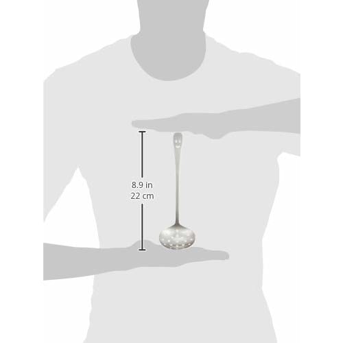 Sato Metal Industries SALUS Nico Schöpfkelle mit Löchern, Hergestellt in Japan