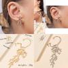 Coral Animal Design Alloy Earrings For Women Trendy Spring 2025