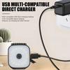 USB Rechargeable Headlights Mini Portable Green LED Rechargeable Flashlight Alternating Traffic Clip On Wearable Flashlight