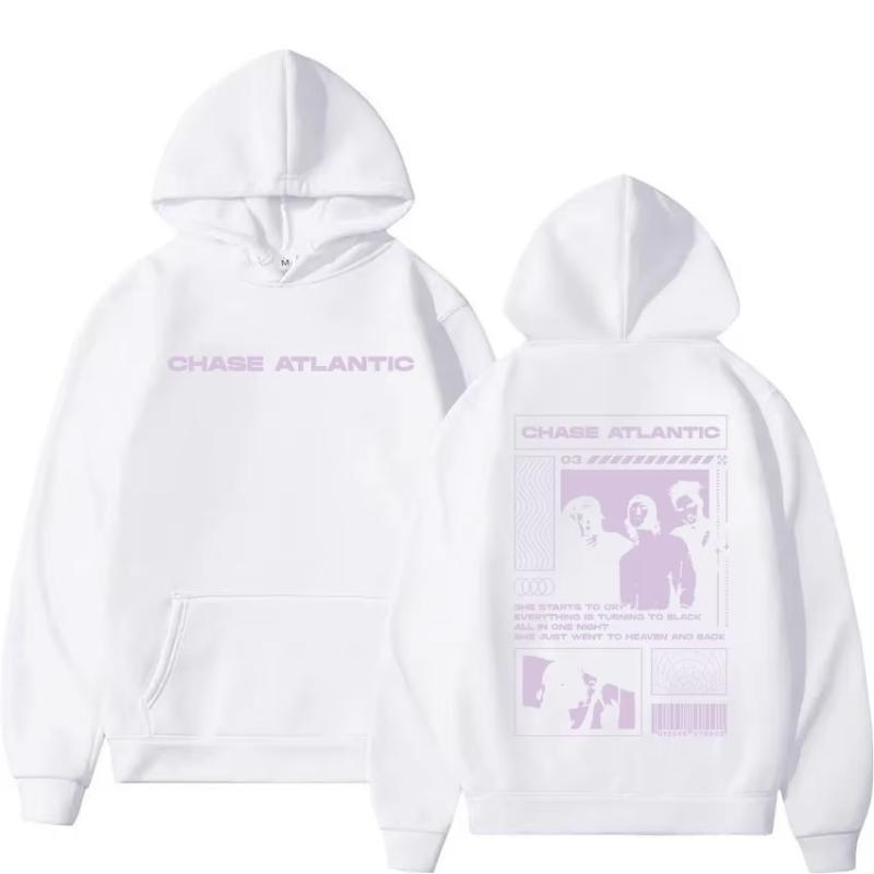 2025 Tour Album Chase Atlantic Lost in Europe and UK Mikina s kapucí Pánská Dámská Nadměrná Mikina Unisex Gotické Fleecové Oblečení Mikina
