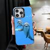 Ocean Cute Dolphin Shockproof Phone Case for iPhone 17 Air 16 16E 15 Pro Max 14 Plus 13 Mini 12 Back Cover Anti Fall Fundas