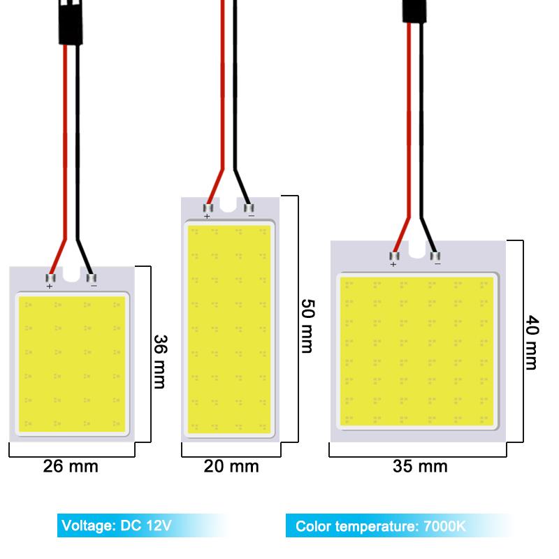 1/4/10 BUC Becuri LED C5W Feston 31mm 36mm 39mm 42mm T10 W5W Lumină LED COB 12V 6500K Alb Lămpi LED Dom Interior Auto Lectură Portbagaj
