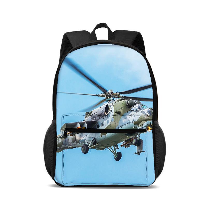 Helikopterrugzak, laptoptas, grote capaciteit, nieuwe mechanische opdruk, beste verjaardagscadeau voor schooljongens en -meisjes